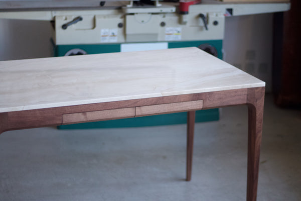 Earthy Sandy Marble Table