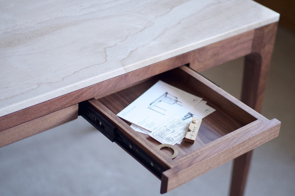 Earthy Sandy Marble Table