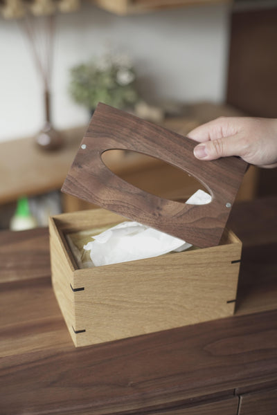 Tissue Box (wood lid)
