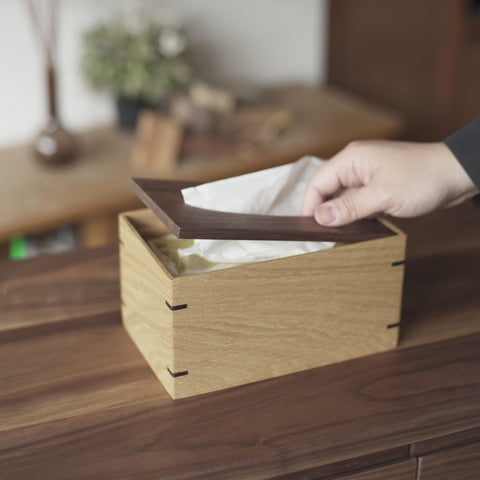 Tissue Box (wood lid)